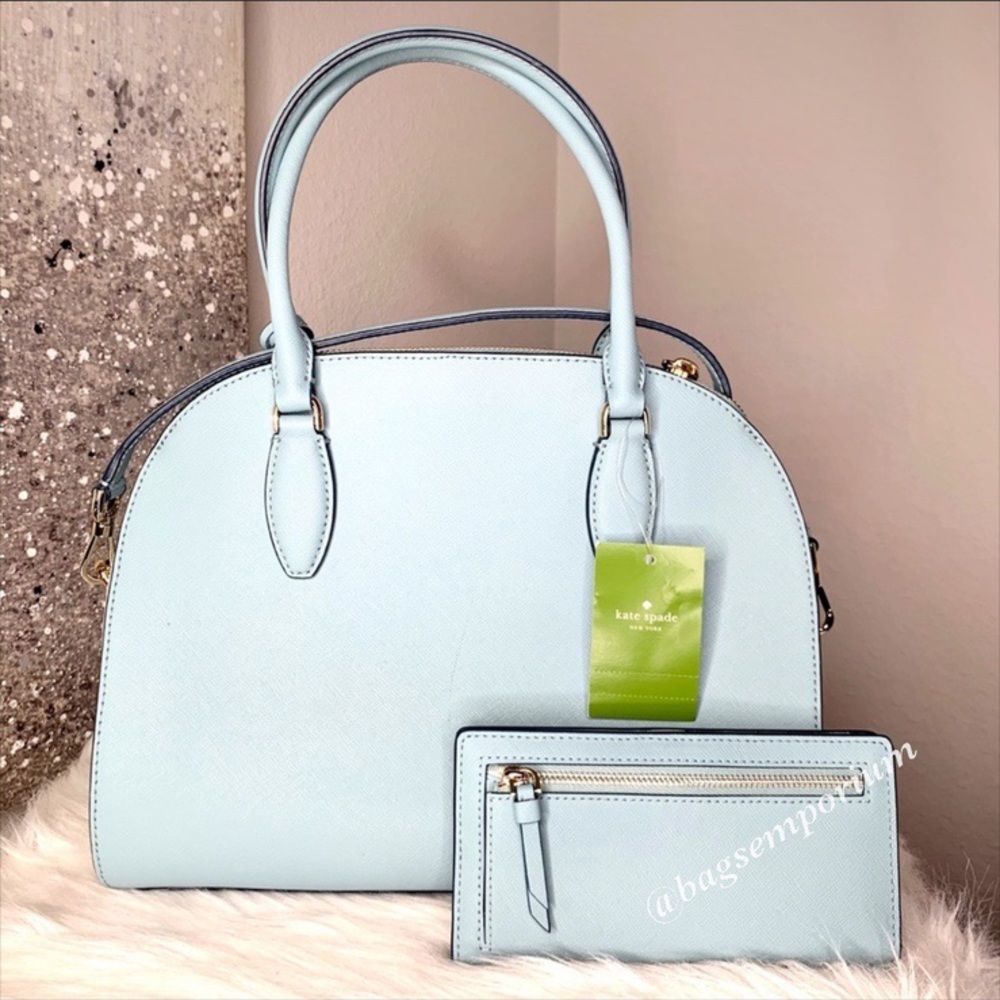 Kate Spade LG Reiley Dome Satchel / Wallet Set - Picture 3 of 8